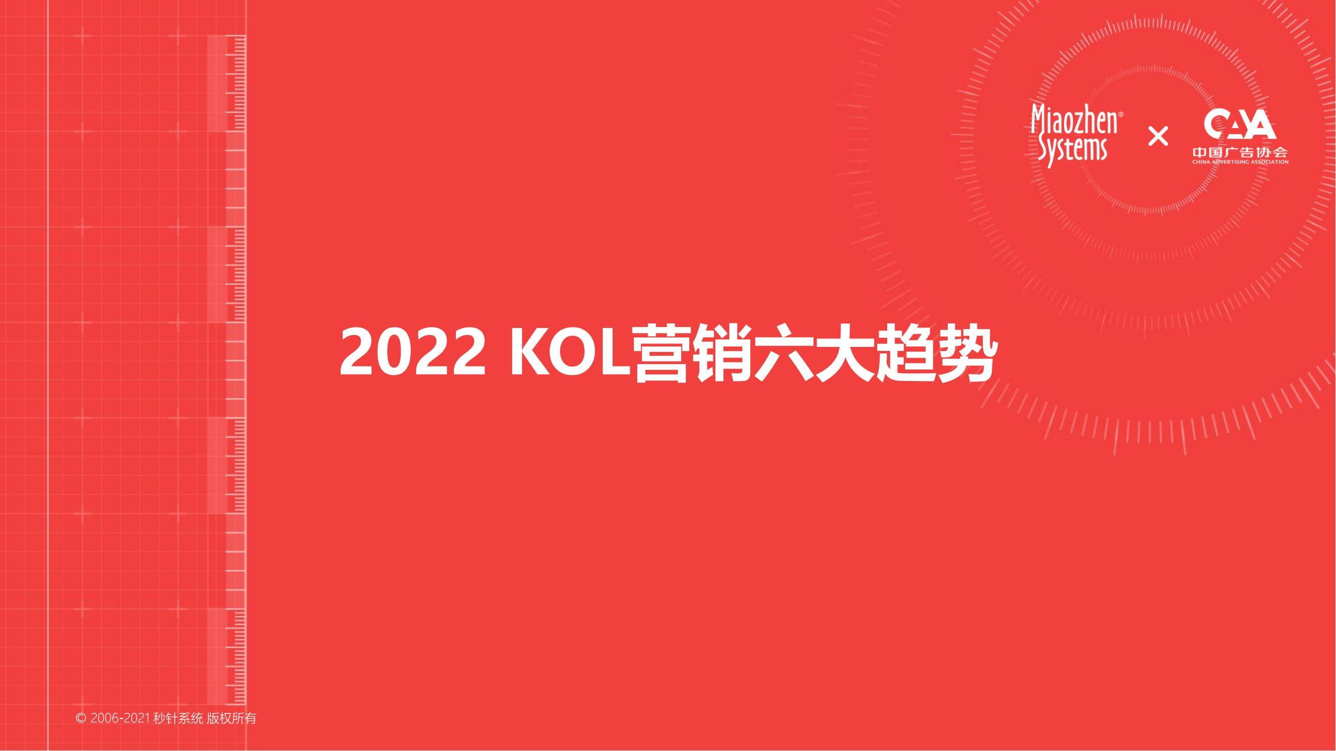 2022年KOL营销趋势白皮书